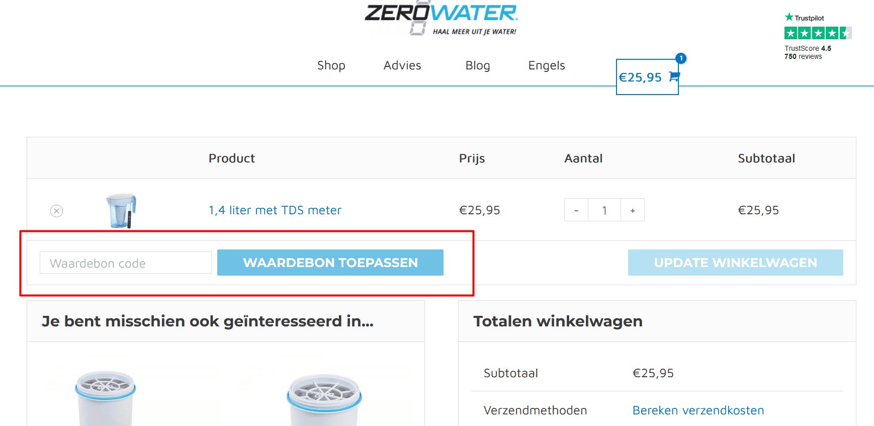 zerowaterfilter_ korting